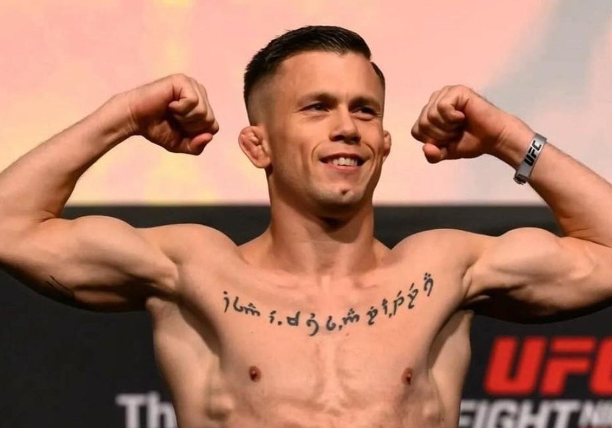 Dani Bárez, tras un pesaje en la UFC