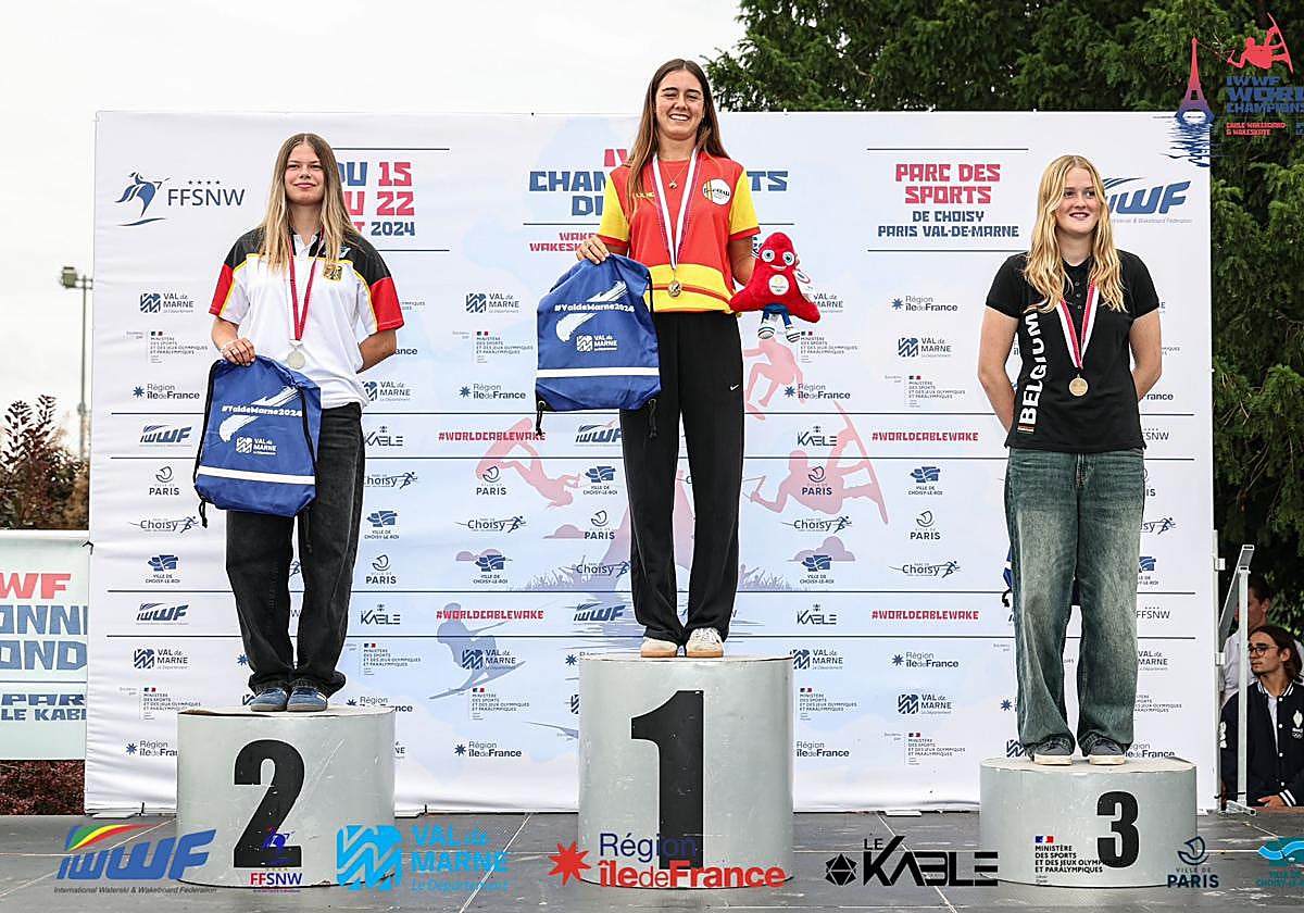 Ane Armas Segovia, campeona del mundo de wakeskate sub18