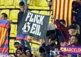 Multan al Barça por una pancarta nazi exhibida en el partido de Champions contra el Mónaco