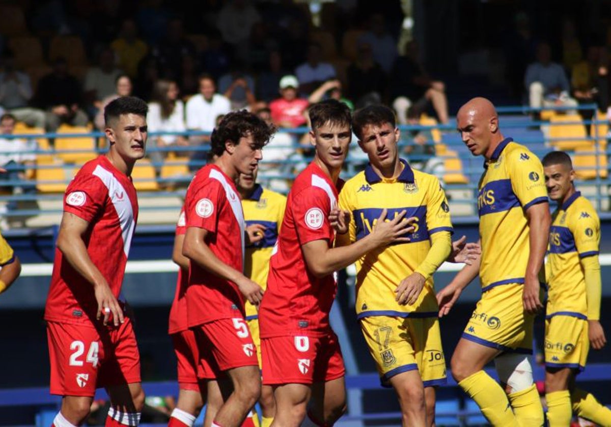 Alcorcón y Sevilla Atlético han empatado (2-2) en el partido de este domingo