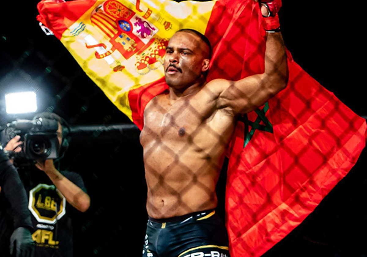 Abdellah Er-Ramy, tras un combate