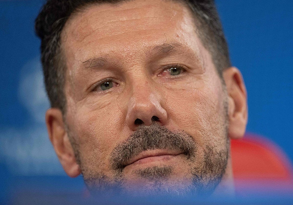 Simeone, en rueda de prensa