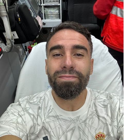 Imagen de Dani Carvajal compartida por él mismo