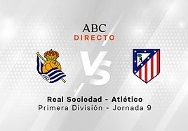 Estadísticas del Real Sociedad - Atlético de Madrid de la jornada 9 de la Liga