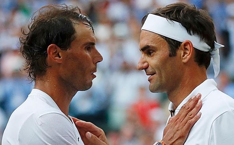 Imagen principal - Nadal-Federer-Djokovic, una rivalidad que encumbró el tenis