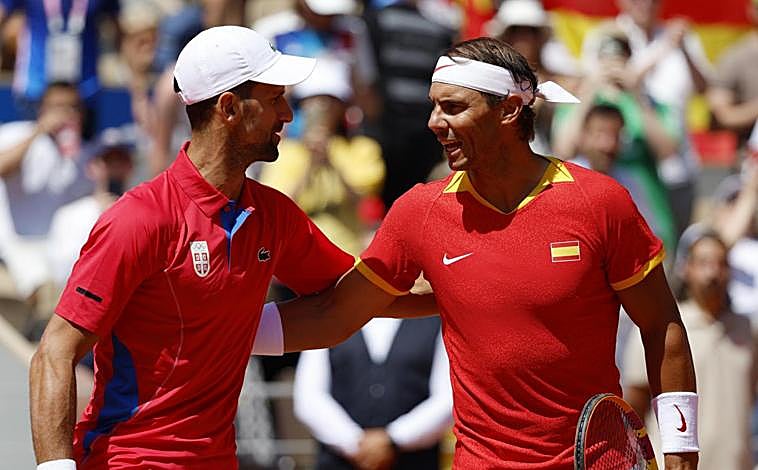 Imagen principal - Nadal-Federer-Djokovic, una rivalidad que encumbró el tenis