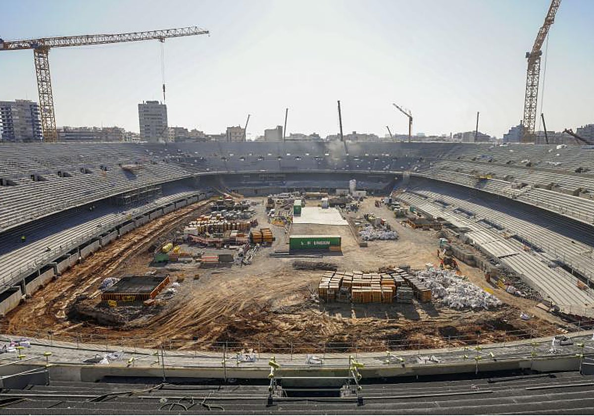 Las obras del Camp Nou