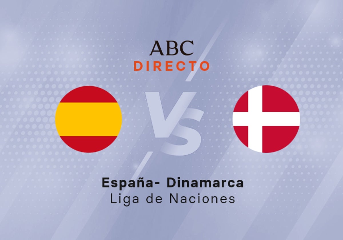 España - Dinamarca, estadísticas del partido de hoy de la Nations League