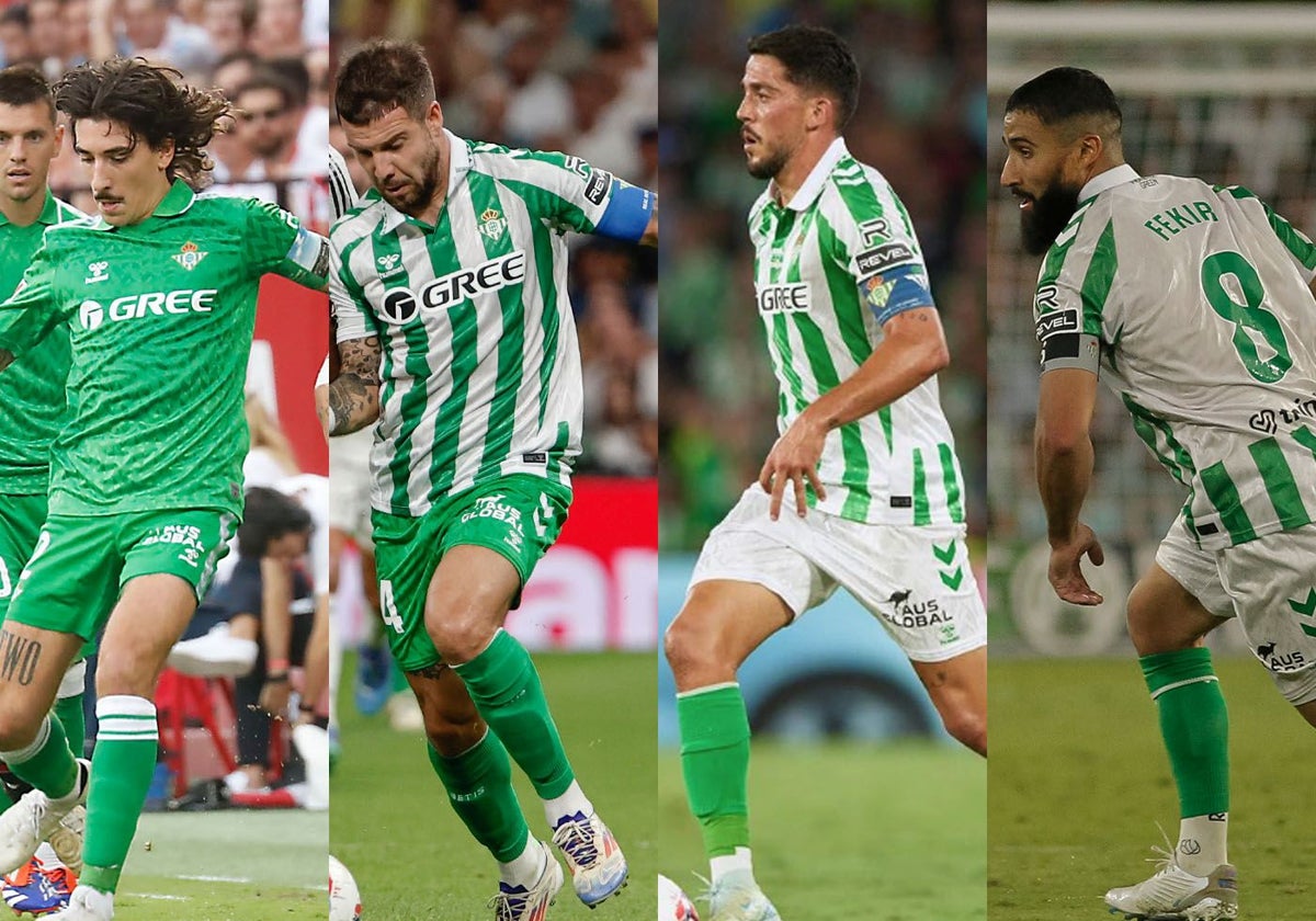 Bellerín, Aitor, Fornals y Fekir, como capitanes del Betis en la presente temporada 2024-25