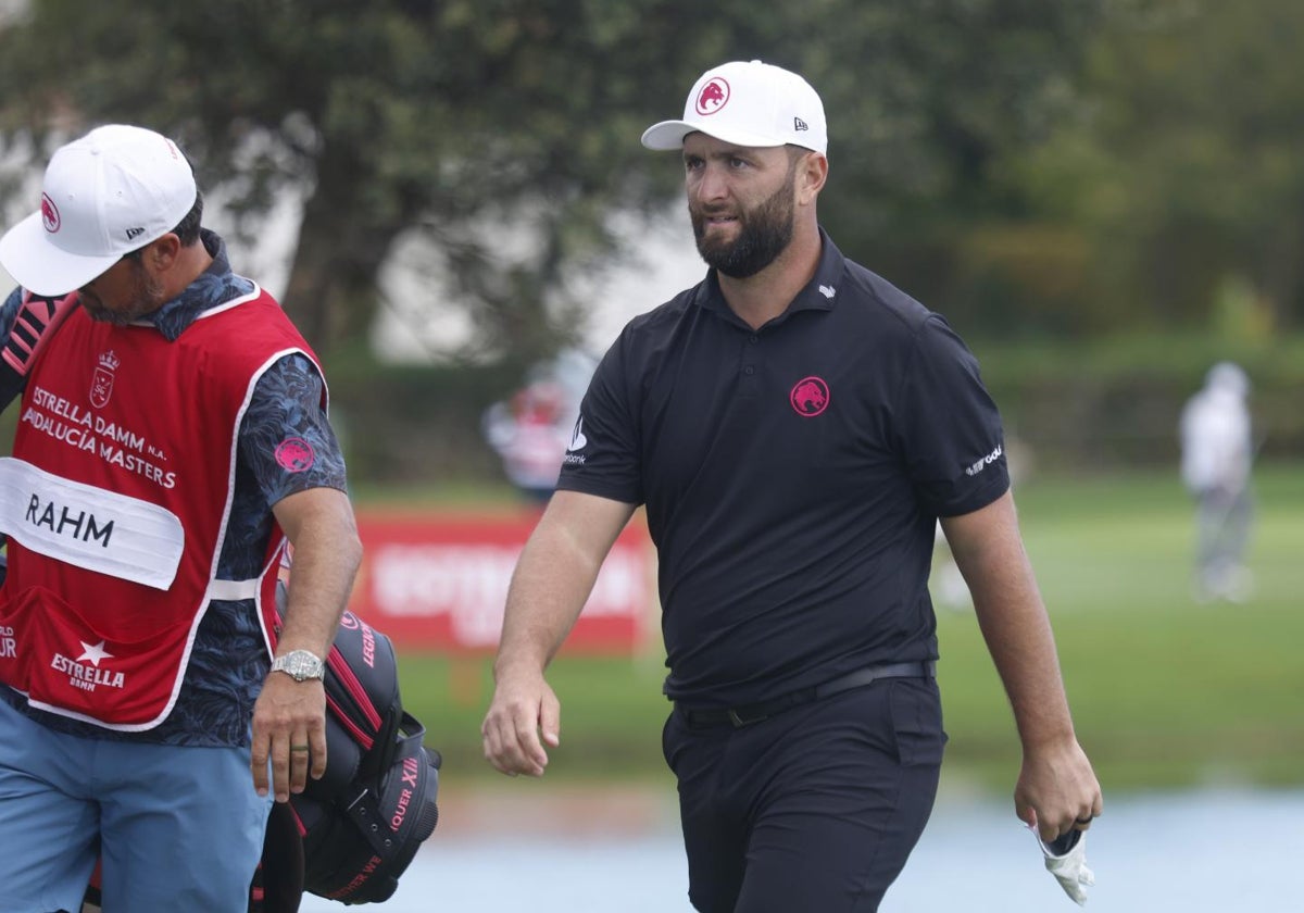 Jon Rahm, durante la primera jornada del Andalucía Masters