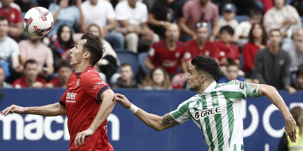 Osasuna - Betis: minuto a minuto, goles y resultado del partido de ...