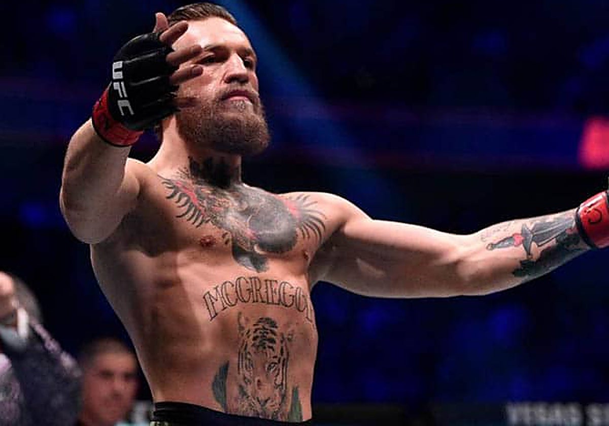 Conor McGregor, durante un combate en la UFC