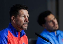 Simeone responde a Courtois con ironía: «Estoy agradecido por lo que hizo en el Atlético»