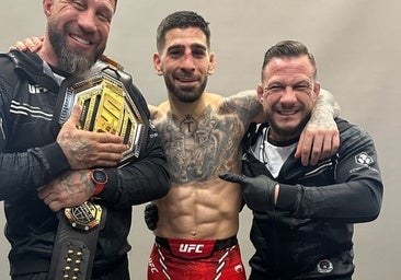 Agustín Climent, entrenador de Ilia Topuria: «Quizá nos sorprende Ilia con una sumisión a Holloway»