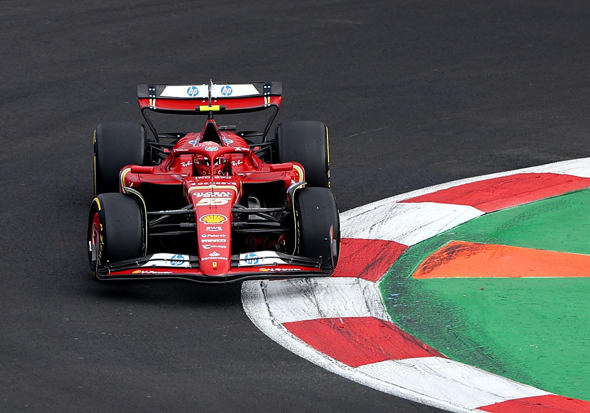 Carlos Sainz, durante la clasificación de este sábado