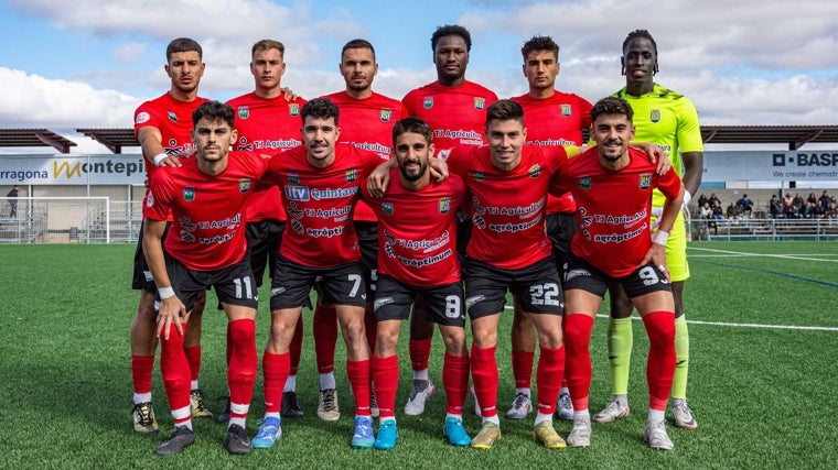 Once inicial del CD Quintanar el pasado domingo en Marchamalo