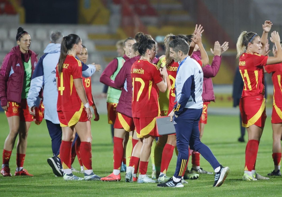 La selección española, tras empatar con Italia