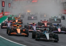 Recital de Verstappen en el caos de Brasil y desastre de Alonso y Sainz