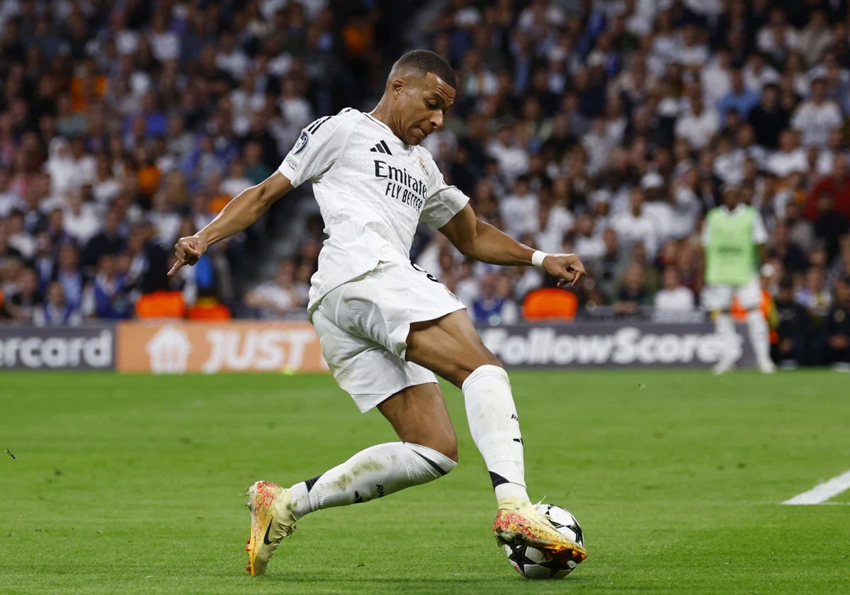 Mbappé, jugador del Real Madrid