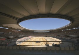 El estadio de la Cartuja estará listo a finales de marzo, a tiempo para que se traslade el Betis