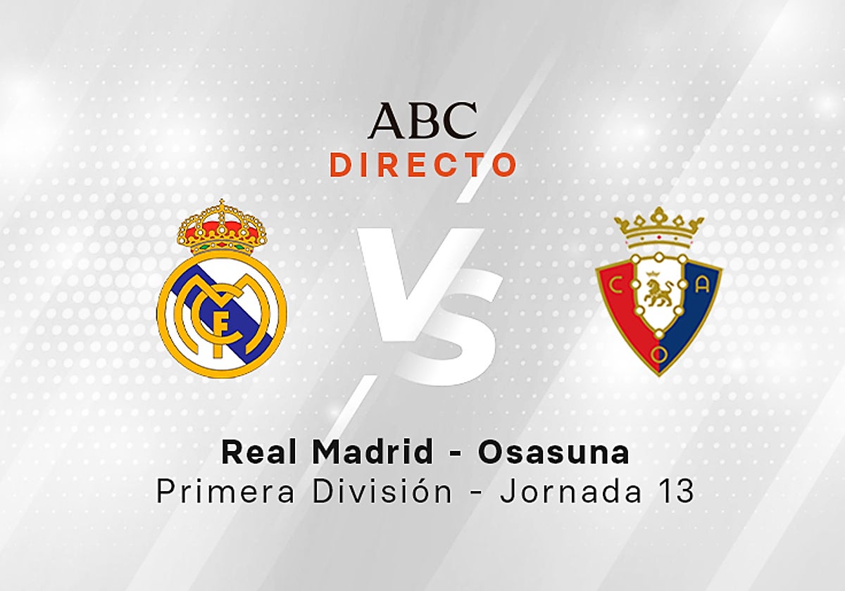 Real Madrid - Osasuna, estadísticas del partido