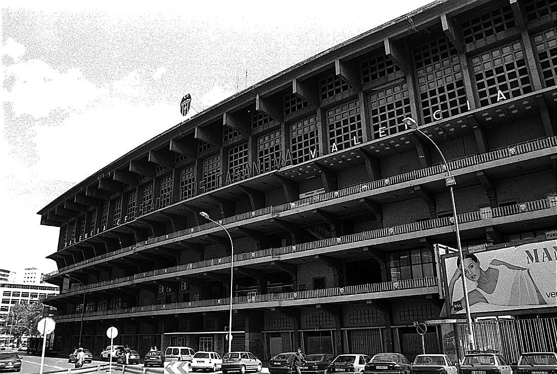 Valencia. Estadio de fútbol Mestalla