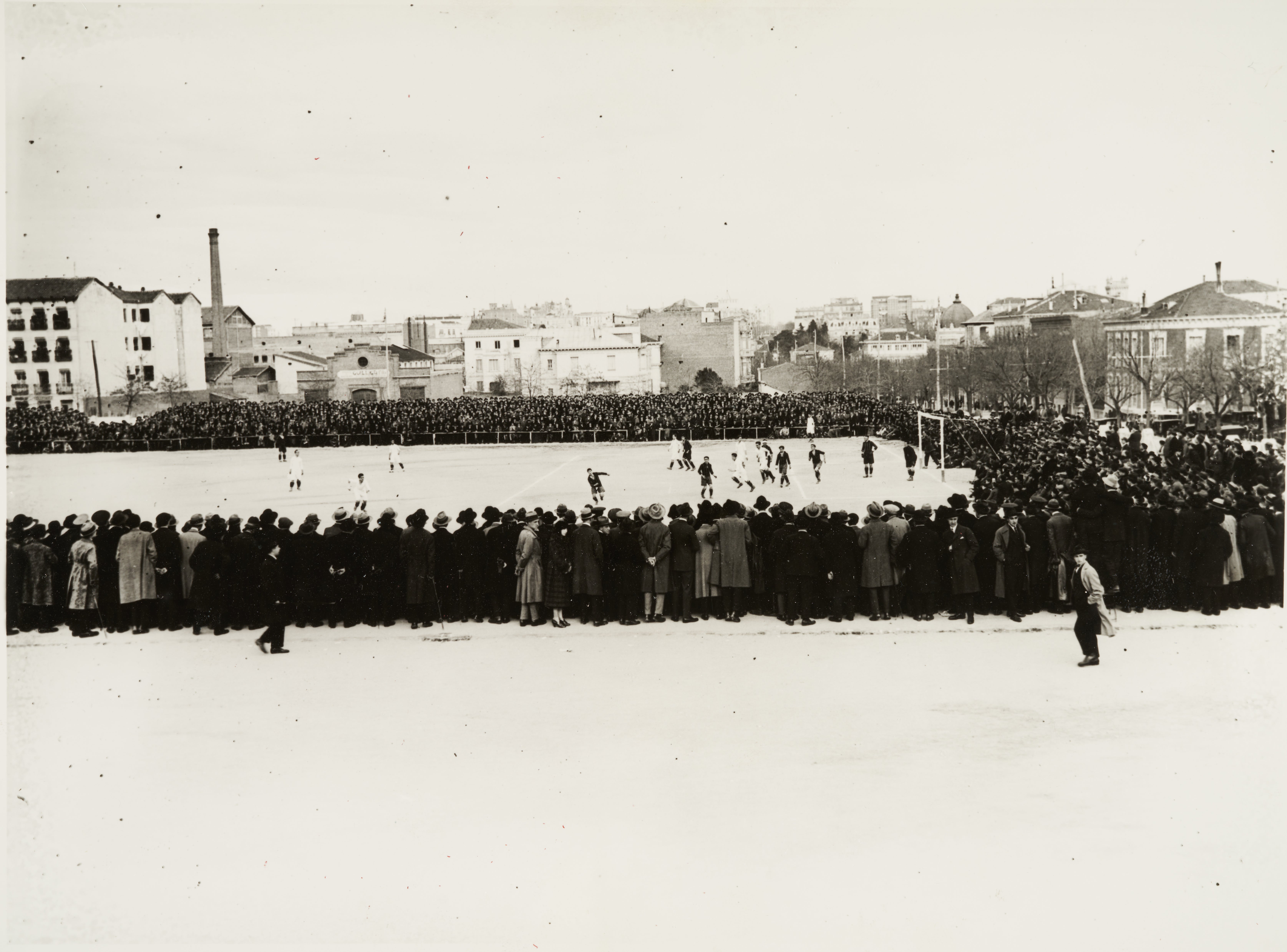 Madrid, 1922. Vistas del antiguo estadio de Chamartín 