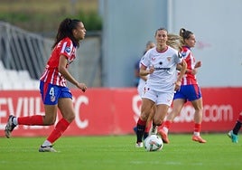 El Sevilla FC Femenino pierde ante el Atlético de Madrid en los últimos instantes (1-2)
