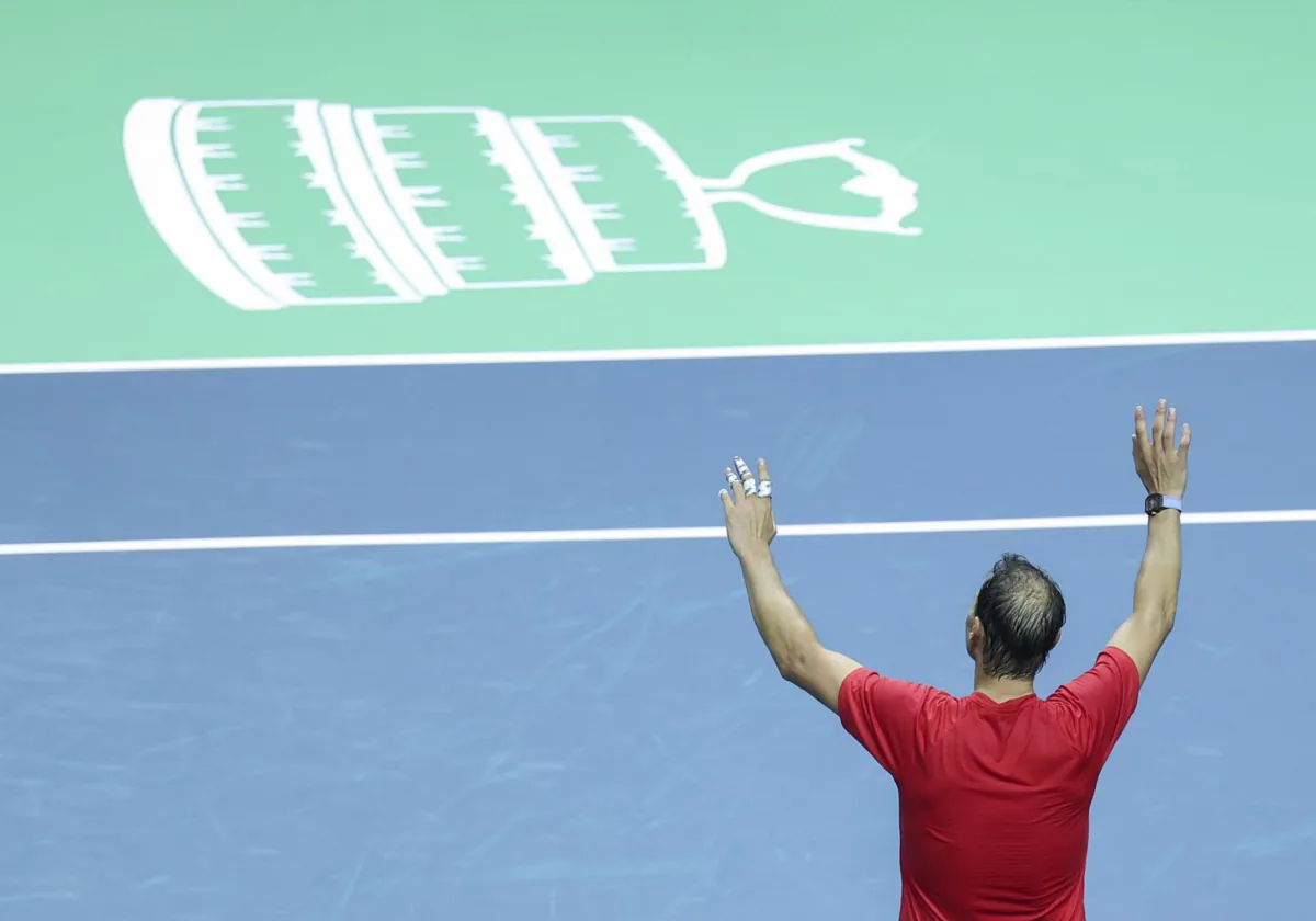 Nadal, en su despedida en Málaga