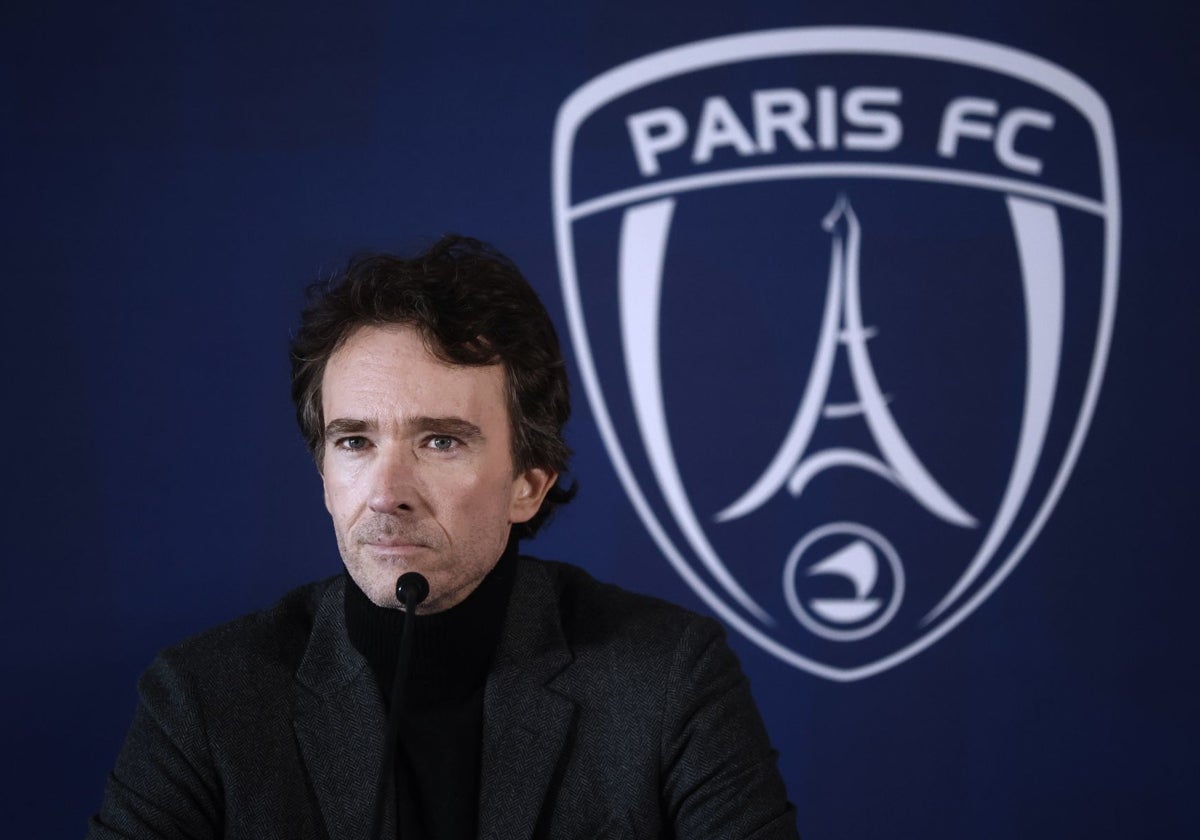 Antoine Arnault, durante la confirmación de la adquisición del París FC