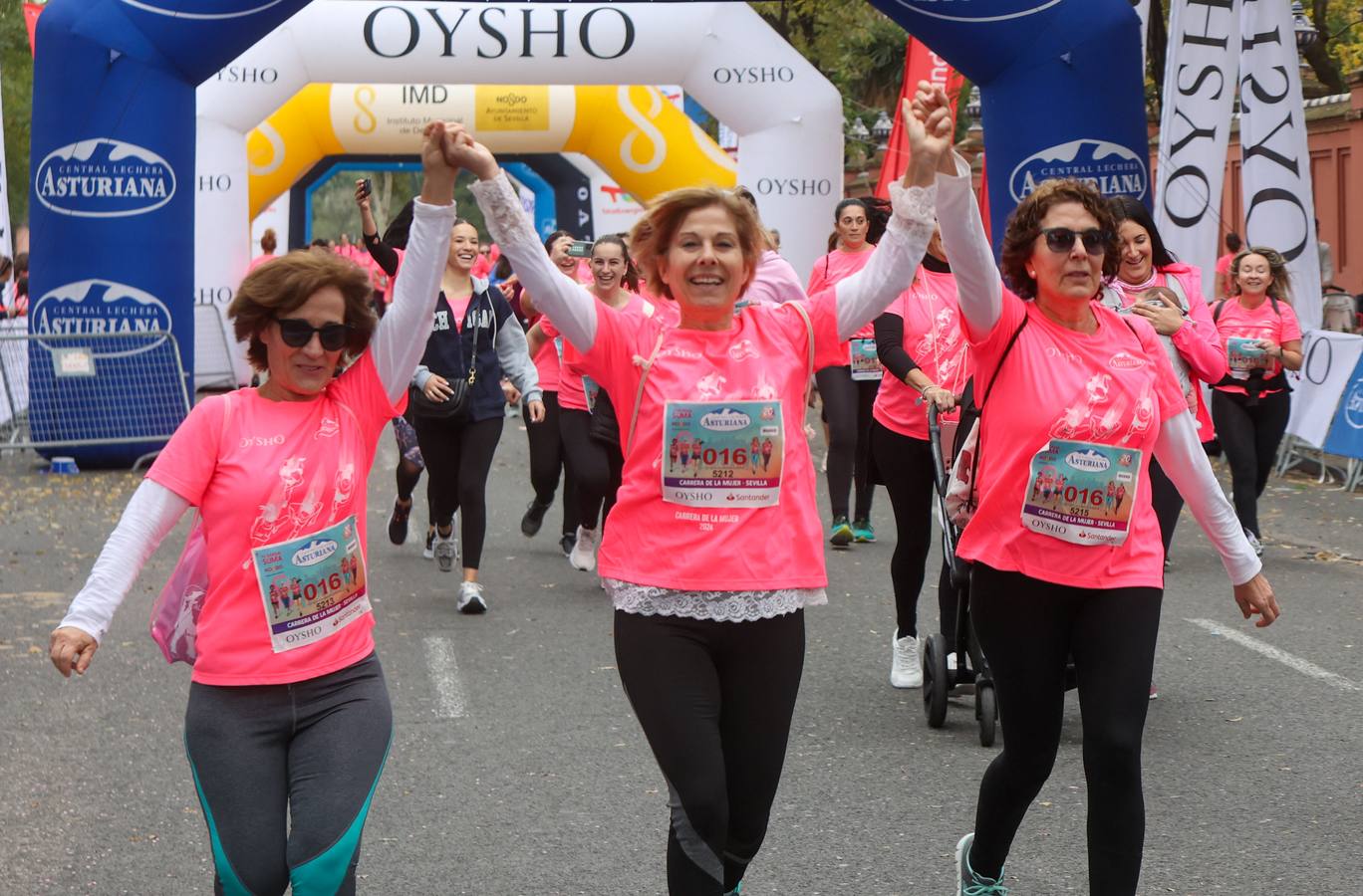 Participantes en la nueva edición de la Carrera de la Mujer