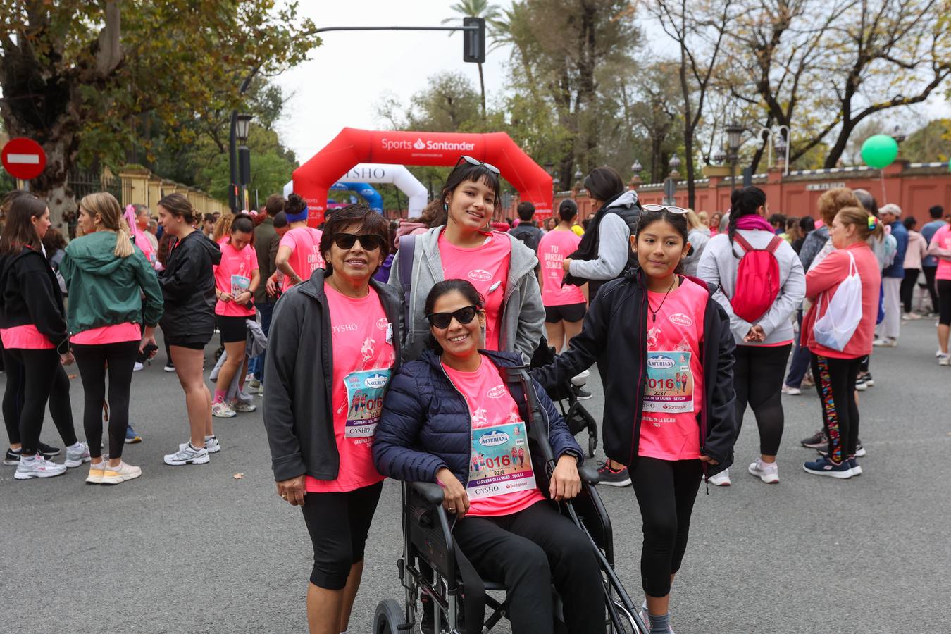 Participantes en la nueva edición de la Carrera de la Mujer