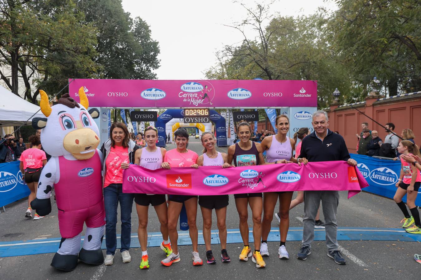 Participantes en la nueva edición de la Carrera de la Mujer