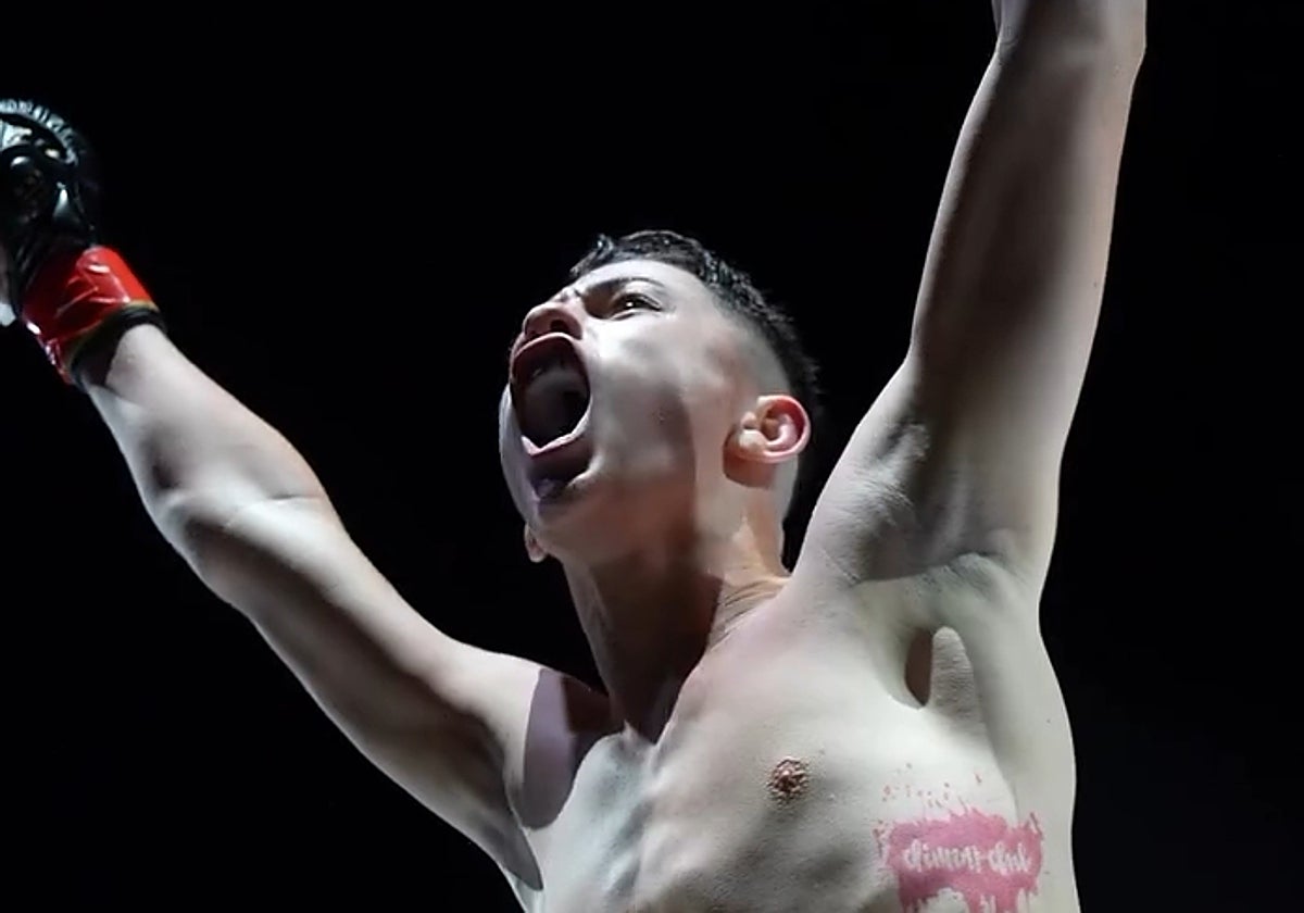 Leo Climent celebra una victoria