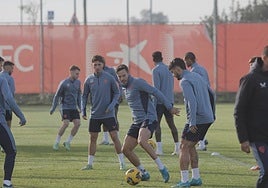 Saúl y el deseo de que el partido ante el Atlético sea «redondo»