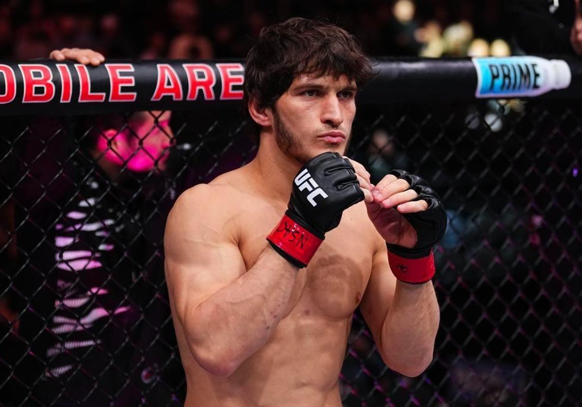 Movsar Evloev antes de su combate contra Aljamain Sterling