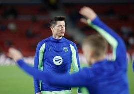 Los extraños descansos de Lewandowski