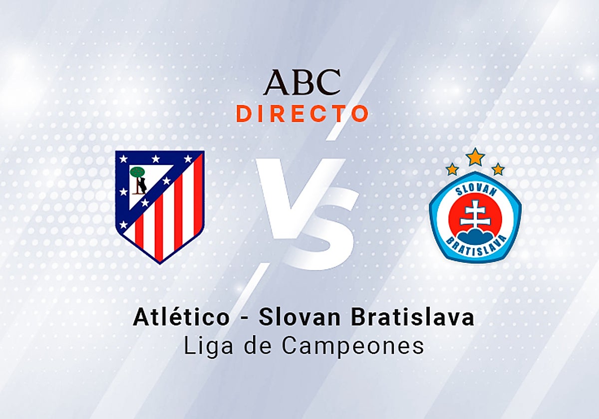 Atlético de Madrid - Slovan Bratislava, estadísticas del partido
