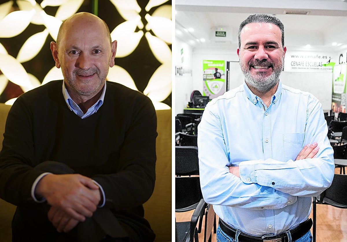 Rafael Louzán y Miguel Galán