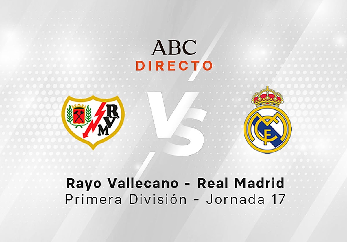Rayo Vallecano - Real Madrid, estadísticas del partido