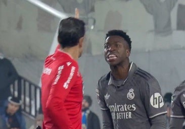 El peor Vinicius vuelve a Vallecas por Navidad: burlas a la afición y menosprecio al árbitro