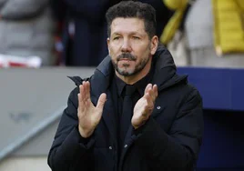 Diego Simeone, entrenador del Atlético de Madrid