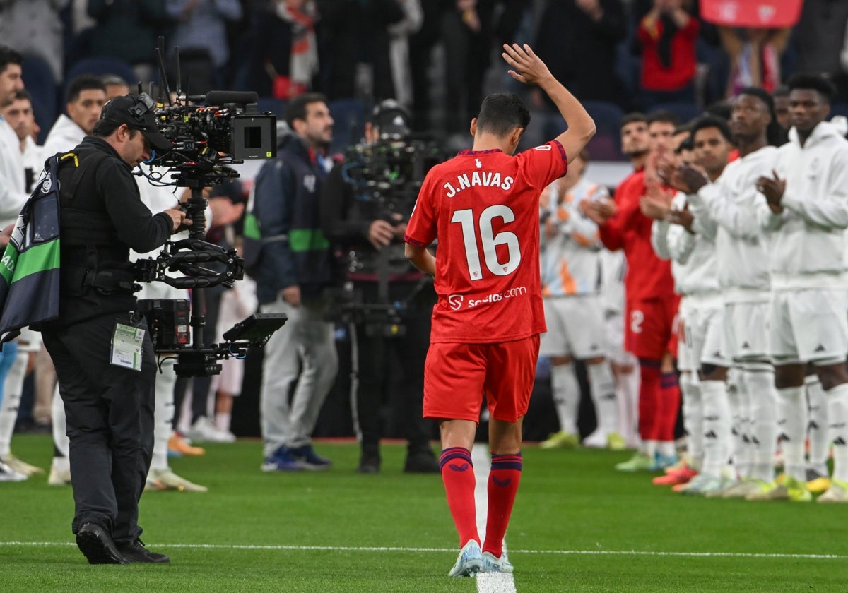 Jesús Navas, antes del Real Madrid - Sevilla