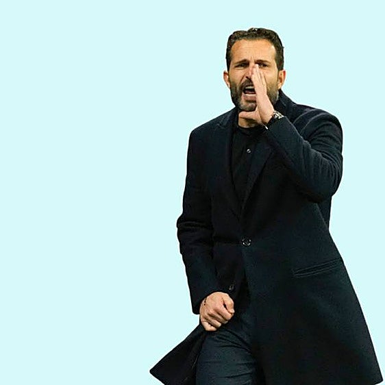 Baraja, durante el partido de Liga ante el Espanyol en el RCDE Stadium de Barcelona