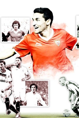 Jesús Navas, en el centro de la imagen, ha cerrado su trayectoria futbolística