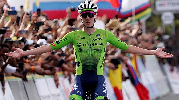 Pogačar entra na fase da Copa do Mundo, que acontece em Ruanda, como vencedor.