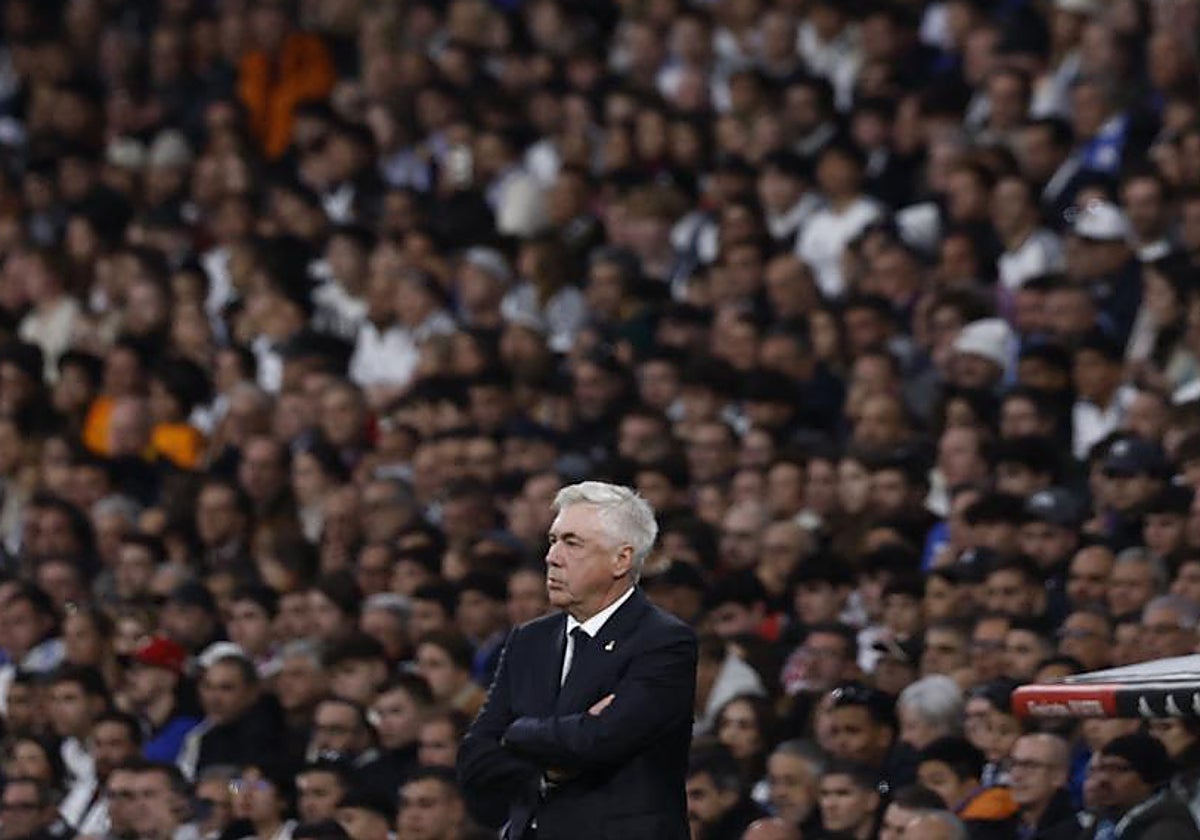 Carlo Ancelotti, en el pasado Real Madrid-Sevilla