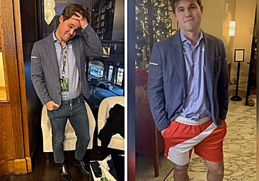 Expulsan del Mundial al número 1, Carlsen, por vestir pantalón vaquero