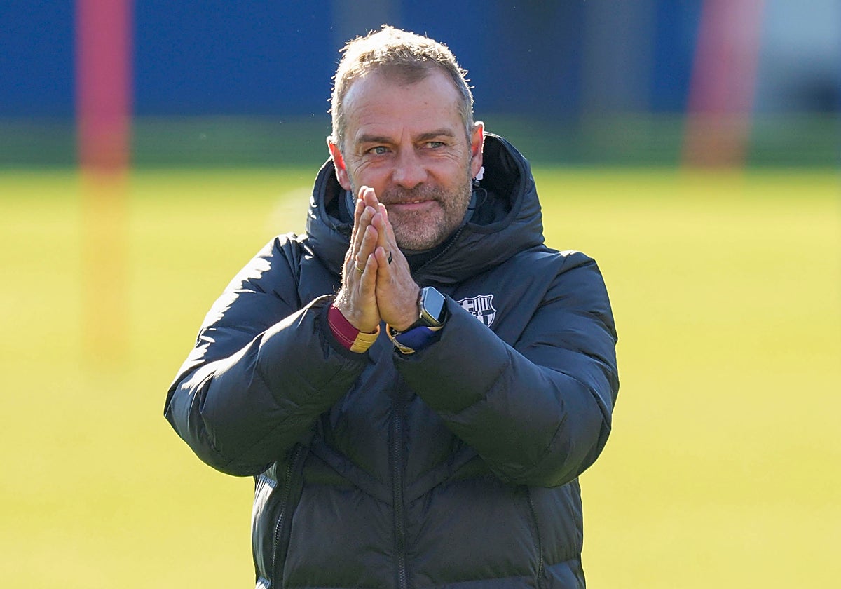 Hansi Flick, entrenador del Barcelona