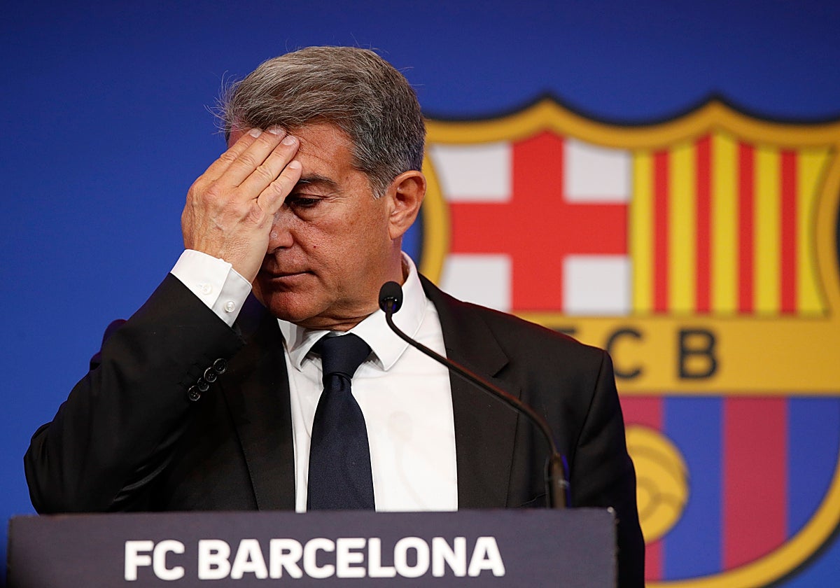 Joan Laporta, presidente del Barcelona